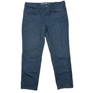 Eddie Bauer Men’s 40 x 34 Mountain Ops Double Knee Grey Capacitor Work Pants